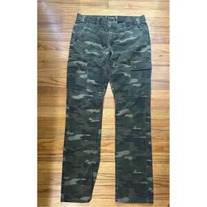 Free World Camo Skinny Cargo Pants Streetwear Utility Style Men’s 32